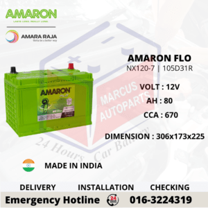 AMARON FLO NX120-7 | 105D31R CAR BATTERY