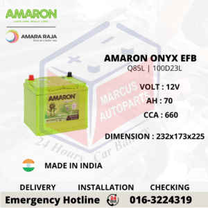 AMARON ONYX EFB Q85L | 100D23L CAR BATTERY