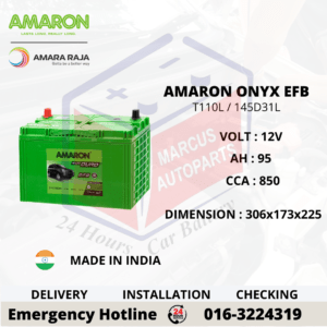 AMARON ONYX EFB T110L | 130D31L CAR BATTERY