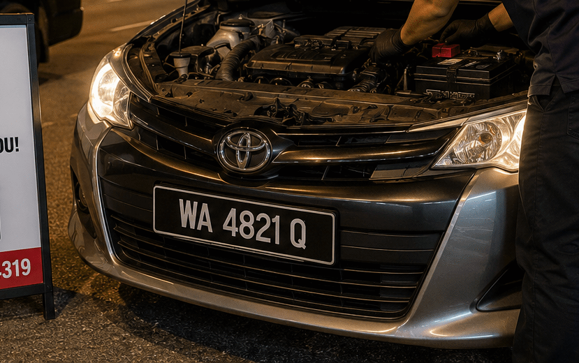 Car battery check for a vehicle that cannot start in KL and Petaling Jaya