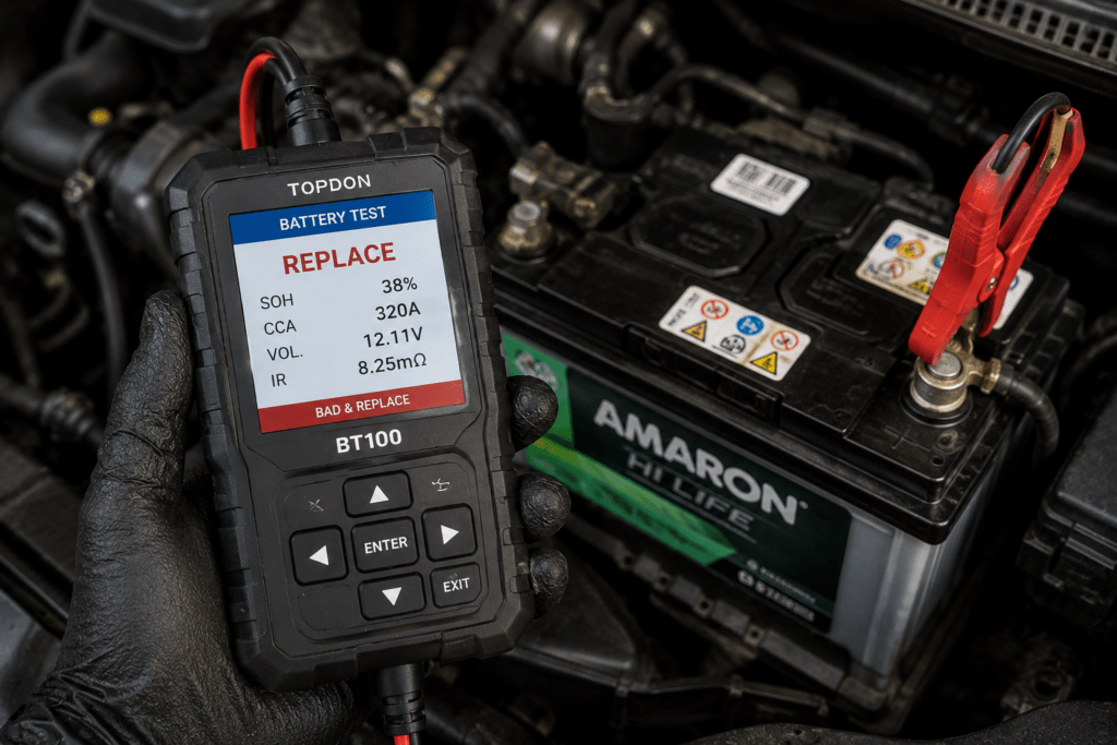 Car battery inspection for a car that cannot start in KL and PJ