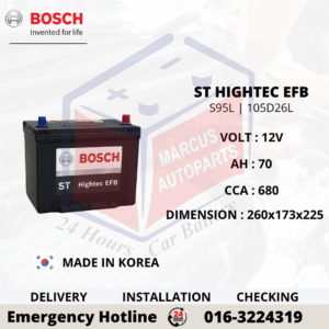 BOSCH ST HIGHTEC EFB S95L 105D26L 0092S67108 70AH 680CCA START STOP CAR BATTERY