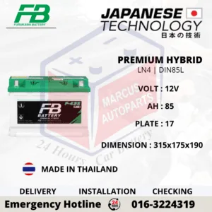 FB PREMIUM HYBRID LN4 | DIN85L | LN F-435L 85AH CAR BATTERY