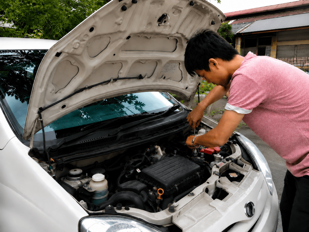 Car battery inspection and service in Malaysia